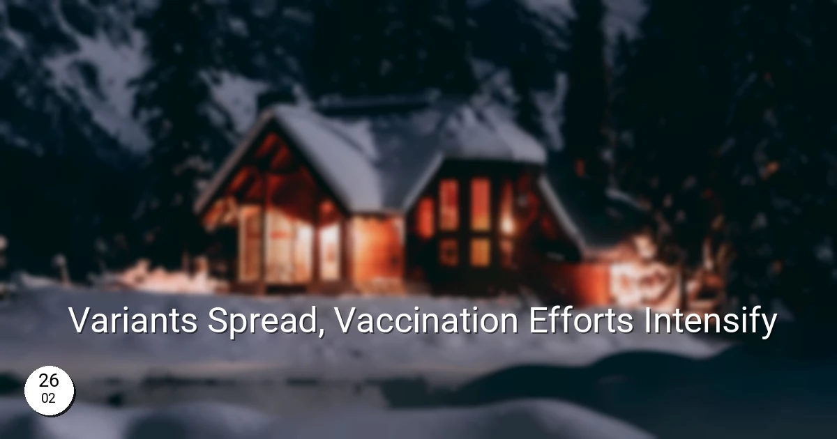 Variants Spread, Vaccination Efforts Intensify